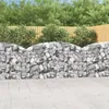 Image de Panier De Gabions Arqué 200x30x100/120 Cm Fer Galvanisé Vidaxl