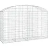 Image de Panier De Gabions Arqué 200x50x120/140 Cm Fer Galvanisé Vidaxl