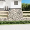 Image de vidaXL Panier de Gabions Arqué Cage à Gabion Mur de Gabion Panier à Pierre Gabion pour Pierre Jardin Patio Extérieur 153478