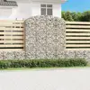 Image de Panier De Gabions Arqué 200x50x220/240 Cm Fer Galvanisé Vidaxl