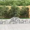 Image de Panier De Gabions Arqué 200x30x40/60 Cm Fer Galvanisé Vidaxl