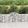 Image de Panier De Gabions Arqué 200x30x80/100 Cm Fer Galvanisé Vidaxl