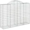 Image de Panier De Gabions Arqué 200x50x140/160 Cm Fer Galvanisé Vidaxl