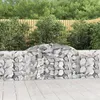 Image de vidaXL Panier de Gabions Arqué Cage à Gabion Mur de Gabion Panier à Pierre Gabion pour Pierre Patio Extérieur 153504