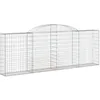 Image de Panier De Gabions Arqué 300x30x100/120 Cm Fer Galvanisé Vidaxl
