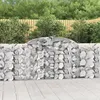 Image de vidaXL Panier de Gabions Arqué Cage à Gabion Mur de Gabion Panier à Pierre Gabion pour Pierre Patio Extérieur 153505