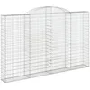 Image de Panier De Gabions Arqué 300x30x180/200 Cm Fer Galvanisé Vidaxl