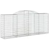 Image de Panier De Gabions Arqué 300x50x120/140 Cm Fer Galvanisé Vidaxl