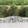 Image de Panier De Gabions Arqué 400x50x40/60 Cm Fer Galvanisé Vidaxl