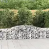 Image de Panier De Gabions Arqué 400x50x60/80 Cm Fer Galvanisé Vidaxl