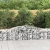 Image de vidaXL Panier de Gabions Arqué Cage à Gabion Mur de Gabion Panier à Pierre Gabion pour Pierre Jardin Patio Extérieur 153533
