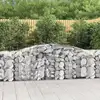 Image de Panier De Gabions Arqué 400x50x80/100 Cm Fer Galvanisé Vidaxl