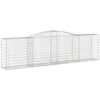 Image de Panier De Gabions Arqué 400x50x100/120 Cm Fer Galvanisé Vidaxl