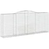 Image de Panier De Gabions Arqué 400x50x160/180 Cm Fer Galvanisé Vidaxl