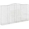Image de Panier De Gabions Arqué 400x50x220/240 Cm Fer Galvanisé Vidaxl