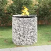 Image de Foyer En Gabion Ø 100 Cm Fer Galvanisé Vidaxl