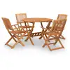 Image de Vidaxl ensemble à manger de jardin 5 pcs bois d'acacia solide