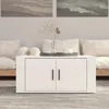 Image de Table Basse Blanc Brillant 80x50x36 Cm Bois D'ingénierie Vidaxl