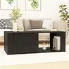 Image de Table Basse Noir 100x50,5x35 Cm Bois D'ingénierie Vidaxl