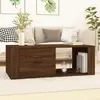 Image de Table Basse Chêne Marron 100x50,5x35 Cm Bois D'ingénierie Vidaxl