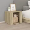 Image de 816547 vidaXL Table de chevet Chêne sonoma 41x40x36 cm Bois dingénierie