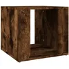 Image de Table De Chevet Chêne Fumé 41x40x36 Cm Bois D'ingénierie Vidaxl