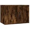 Image de Meuble Tv Mural Chêne Fumé 57x34,5x40 Cm Vidaxl