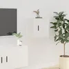 Image de 816640 vidaXL Meuble TV mural Blanc 40x34 5x40 cm