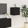 Image de Meuble Tv Mural Noir 40x34,5x40 Cm Vidaxl