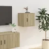 Image de Meuble Tv Mural Chêne Sonoma 40x34,5x40 Cm Vidaxl
