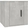 Image de Meuble Tv Mural Gris Béton 40x34,5x40 Cm Vidaxl