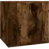 Image de Meuble Tv Mural Chêne Fumé 40x34,5x40 Cm Vidaxl