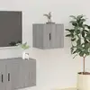 Image de Meuble Tv Mural Sonoma Gris 40x34,5x40 Cm Vidaxl