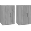 Image de Meubles Tv Muraux 2 Pcs Sonoma Gris 40x34,5x60 Cm Vidaxl