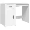 Image de Vidaxl bureau blanc 100x49x75 cm bois d'ingénierie