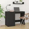 Image de Bureau Noir 100x49x75 Cm Bois D'ingénierie Vidaxl
