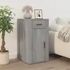 Image de Armoire De Bureau Sonoma Gris 40x49x75 Cm Bois D'ingénierie Vidaxl