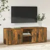 Image de Meuble Tv Chêne Fumé 100x31,5x35 Cm Bois D'ingénierie Vidaxl