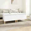 Image de Tables D'appoint 2 Pcs Blanc 50x46x35 Cm Bois D'ingénierie Vidaxl