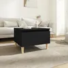 Image de Table D'appoint Noir 50x46x35 Cm Bois D'ingénierie Vidaxl