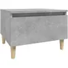 Image de Table D'appoint Gris Béton 50x46x35 Cm Bois D'ingénierie Vidaxl