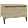 Image de Table D'appoint Chêne Sonoma 50x46x35 Cm Bois D'ingénierie Vidaxl