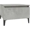 Image de Table D'appoint Gris Béton 50x46x35 Cm Bois D'ingénierie Vidaxl