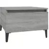 Image de Table D'appoint Sonoma Gris 50x46x35 Cm Bois D'ingénierie Vidaxl
