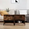 Image de Tables D'appoint 2 Pcs Chêne Fumé 50x46x50 Cm Bois Ingénierie Vidaxl
