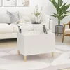 Image de vidaXL Table basse Blanc 60x445x45 cm Bois dingénierie 819564