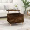 Image de Table Basse Chêne Fumé 60x44,5x45 Cm Bois D'ingénierie Vidaxl