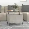 Image de Table Basse Gris Béton 60x44,5x45 Cm Bois D'ingénierie Vidaxl