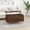Image de Table Basse Chêne Marron 90x44,5x45 Cm Bois D'ingénierie Vidaxl