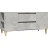 Image de Meuble Tv Gris Béton 102x44,5x50 Cm Bois D'ingénierie Vidaxl